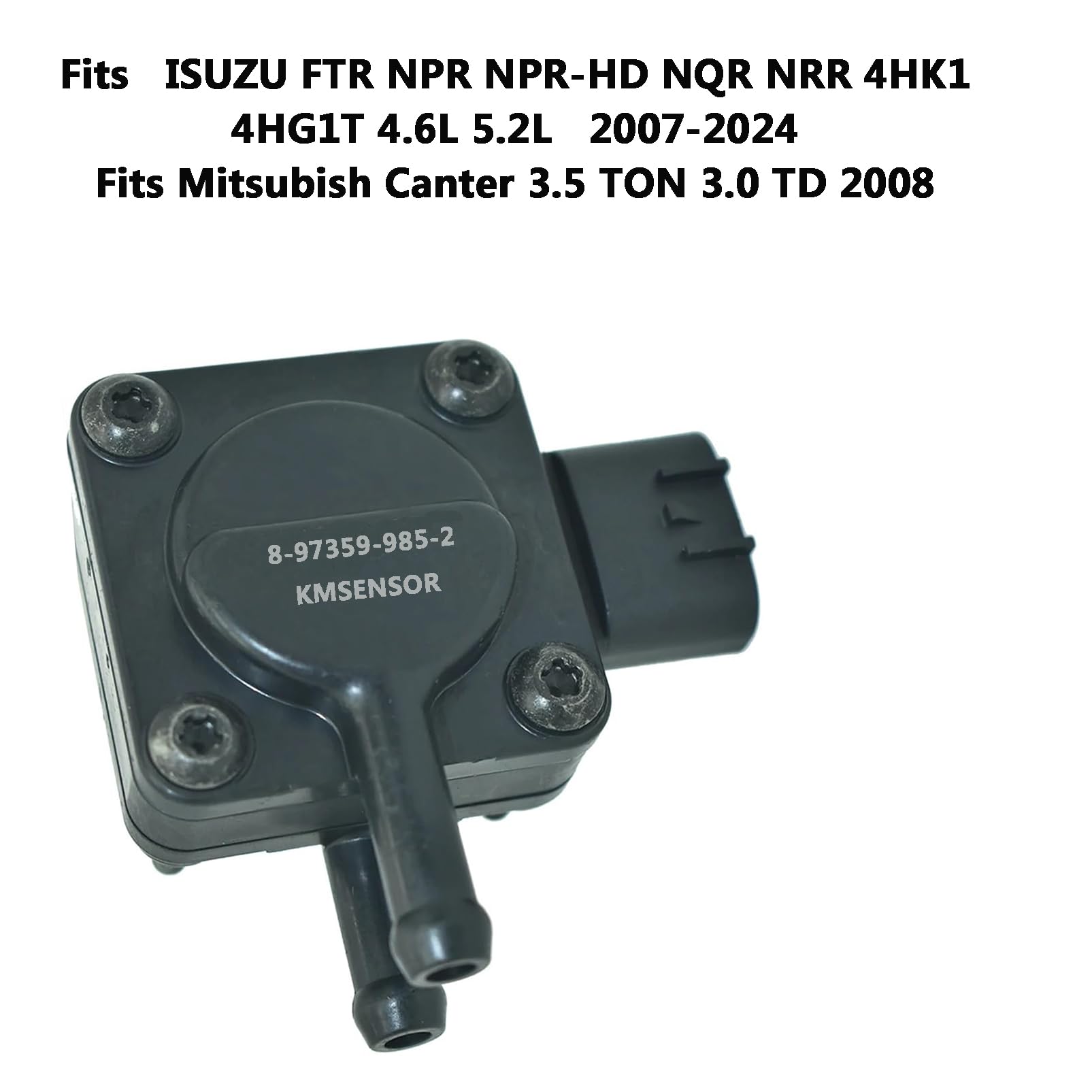 三菱ふそう　キャンター　DPF圧力センサ　新品 Amazon.co.jp: kmdiesel 8973599852 差圧センサー DPF 圧力センサー